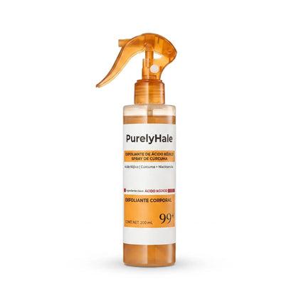 PurelyHale Glow Renove — Spray Exfoliante Corporal Ácido Kójico 99% y Cúrcuma 200ml