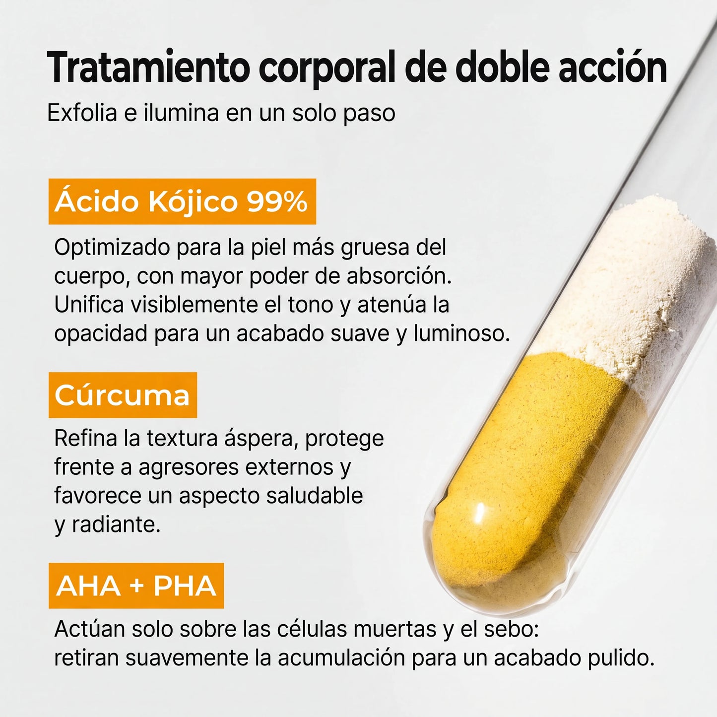 PurelyHale Glow Renove — Spray Exfoliante Corporal Ácido Kójico 99% y Cúrcuma 200ml